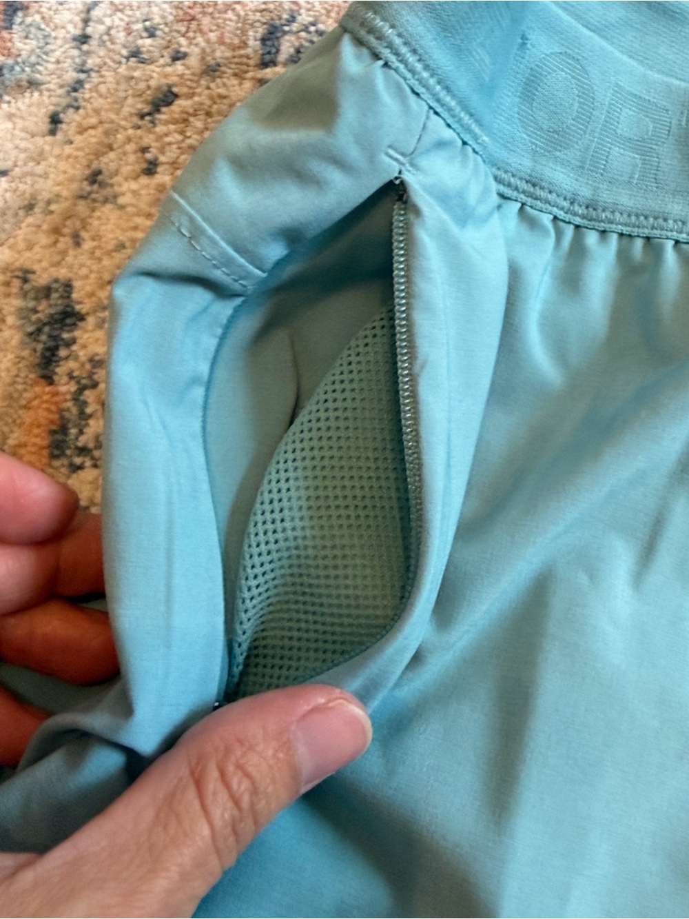 The North Face Women's Teal Athletic Running Shorts - Picture 6 of 8